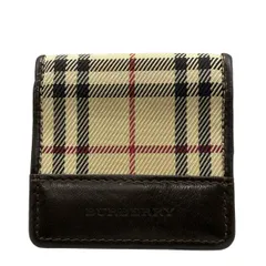 BURBERRY/Burberry(バーバリー) コインケース - ベージュ×ダークブラウン×マルチ レザー