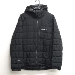 mont-bell モンベル イグニスダウン パーカ メンズ USED美品 Mサイズ #1101594 ブラック アウター 軽量 EX1000 ゴアテックス スタッフバッグ付 X8838