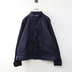 モチ Mochi silk cotton denim jacket シルクコットン デニムジャケット 2｜ネイビー アウター インディゴ【2400014774894】