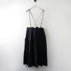 人気 即完売品 ミーターイー miiThaaii コットン リッディ スカート ブラック┃インド製 黒 吊り ロング ボリューム【2400014791723】
