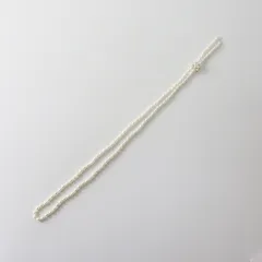 ブランド不明 パールネックレス オーバル型 ｜オフホワイト 真珠 調節可能 アクセサリー【2400014788273】のサムネイル