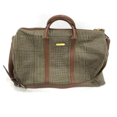 ポロラルフローレン グレンチェック ボストンバッグ 旅行カバン