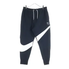 NIKE (ナイキ) NSW SWOOSH TCH FLC PNT NSWスウッシュテックフリースパンツ ドローストリングナイロンジャージパンツ DH1024-010 ブラック