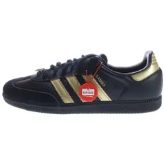 adidas (アディダス) SAMBA OG サンバOG ドライクリーンオンリー ローカットスニーカー ブラック/ゴールド US9.5/27.5cm