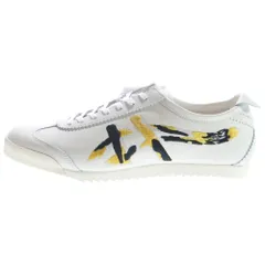 Onitsuka Tiger (オニツカタイガー) MEXICO 66 DELUXE ローカットスニーカー ホワイト/イエロー US9.5/27.5cm 1181A578-101