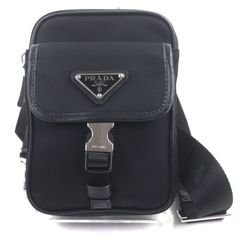 超極美品】PRADA フォンポーチ テスートナイロン トライアングルロゴ