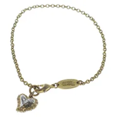 Vivienne Westwood (ヴィヴィアンウエストウッド) オーブ ハートモチーフ ブレスレット シルバー×ゴールド GP
