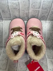 【新品未使用品】ミキハウス　ベビーウィンターブーツ　15cm ピンク　うさぎ　ベビー　キッズ