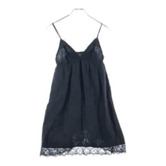 HYSTERIC GLAMOUR (ヒステリックグラマー) スカル総柄キャミソール ワンピース ブラック レディース 0194AO04