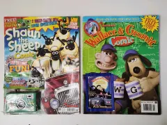 コレクター品出品) ウォレスとグルミット ひつじ<bos> 雑誌 正規品 コミックス 英語版
