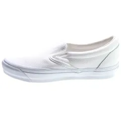 VANS (ヴァンズ) SLIP-ON REISSUE 98 LX LEATHER スリッポン レザー ローカットスニーカー ホワイト