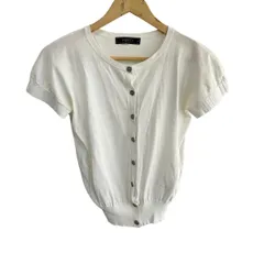 FOXEY(フォクシー) カーディガン サイズ38 M レディース美品  - 25264 白 半袖