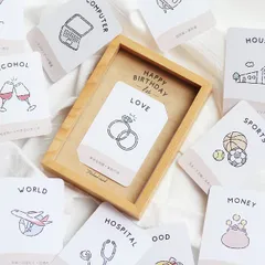 選び取りカード  台紙2枚セット