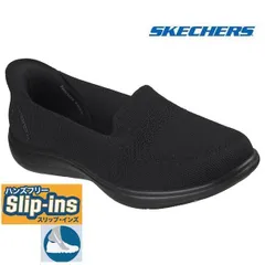 スケッチャーズ レディース スリッポン スニーカー ハンズフリー スリップインズ オンザゴーフレックス ラディアント - スローン 138435 BBK SKECHERS Hands Free SLIP-INS On-the-GO™ Flex ブラック 軽量