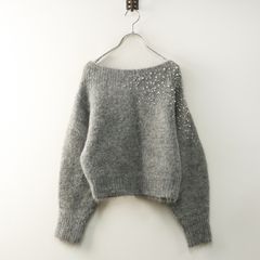 美品 2023AW リゼッタ LISETTE リーヴィア ウール100% 梳毛ニット  