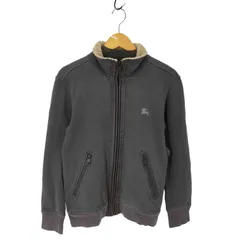 バーバリーブラックレーベル BURBERRY BLACK LABEL 襟裏ボア スウェットトラックジャケット メンズ JPN：2 