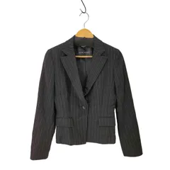 ボナジョルナータ BUONA GIORNATA ウール ストライプ 1B テーラードジャケット レディース import：L のサムネイル