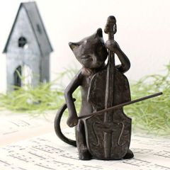 アイアン製 猫の置物 インテリア雑貨　紙ばさみ アイアン製 猫の置物 インテリア雑貨 紙ばさみ | Mercari