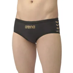 アリーナ ARENA トレーニングブリーフ 水泳 リミック (SAR-4108)、(BKGD)ブラックｘゴールド