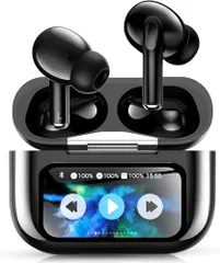 イヤホン bluetooth ワイヤレスイヤホン gukki【多機能タッチスクリーン?2026新型直感操作】 Bluetooth5.4 ブルートゥースイヤホン 最大32時間再生 ANC+ENC対応 クリア通話 HI-FI音質 Type-C急速 7b6b67f0