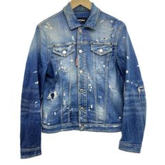 週末限定値下げ！超美品dsquared2デニムブルゾン48 - メルカリ