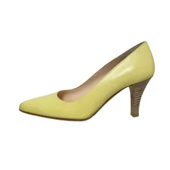 BALLY(バリー) パンプス 241/2EU レディース - ライトイエロー レザー