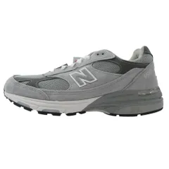 NEW BALANCE ニューバランス MR993GL USA製 スエード メッシュ  スニーカー グレー系 27.0cm【極上美品】【中古】