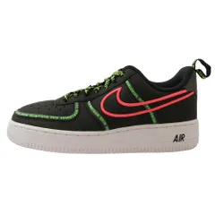 NIKE ナイキ CK7213-001 Air Force 1 Low '07 World Wide エアフォース1 ロー '07 ワールドワイド スニーカー ブラック系 グリーン系 ピンク系 24cm【中古】