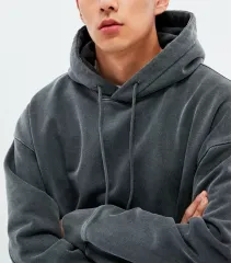 ソヴメント 980g ピグメント カット フーディー チャコール M