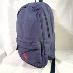 【定番】ポロ ラルフローレン リュック ネイビー 赤刺繍 バックパック デイパック POLO RALPH LAUREN メンズ レディース キッズ 通学 軽量 ビッグポニー 鞄 A4収納可 旅行