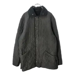Barbour バブアー Microfibre Polar Quilts ポーラーキルト キルティングジャケット ブラック(メンズ L)中古 古着 X2612