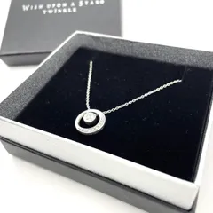 美品 festaria bijou SOPHIA フェスタリア ビジュソフィア ネックレス Wish upon a Star TWINKLE ダイヤモンド シルバー  SV925 スターリングシルバー レディース W6