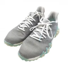 アディダス ゴルフシューズ グレー×ライトブルー GX2614 コードカオス22 スパイクレス レディース 25.5 ゴルフウェア adidas