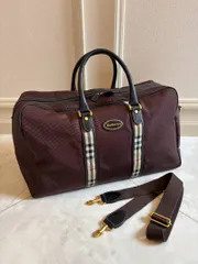 Burberrys バーバリー ボストンバッグ ブラウン ノバチェック