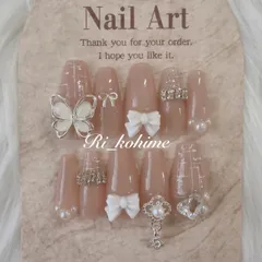 ネイルチップ　現品　フレンチガーリー　ちゅるん　ニュアンス　バレエコア　ワンホン　韓国　メンカラ　推しネイル　y2k  夢かわ　ツイード　バレエコア蝶々バタフライピンク