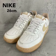 NIKE ナイキ エアフォース1 '07 AF1 ローカット スニーカー 靴 26cm FZ3597-133 ホワイト ベージュ系 クリーム色 タンガムソール 白 人気モデル 定番 ストリート カジュアル ファッション 運動靴 スポーツ ★ ■■