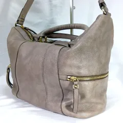 【格安】サザビー 2way ショルダーバッグ グレージュ 軽量 廃盤 通勤 通学 訳あり