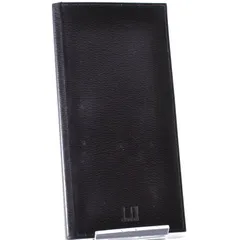美品 Dunhill ダンヒル Long Wallet 長財布 Black ブラック 黒 Men's メンズ Leather レザー
