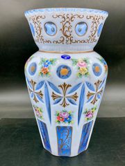 極美品 1級品】マイセン ベーシックフラワー 3つ花 両手付き 花瓶