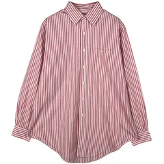 古着 80~90年代 ブルックスブラザーズ Brooks Brothers MAKERS 長袖 ストライプシャツ USA製 メンズL相当 ヴィンテージ/eaa604684