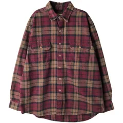 古着 フィールドアンドストリーム FIELD&STREAM 長袖 フランネルチェックシャツ メンズL相当/eaa608120