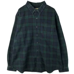 古着 90~00年代 エルエルビーン L.L.Bean TRADITIONAL FIT ブラックウォッチチェック 長袖 ボタンダウン/eaa608621