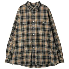 古着 ラルフローレン Ralph Lauren WHITFIELD 長袖 ライトネルチェックシャツ メンズXL相当/eaa608122