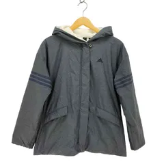 アディダス adidas パフォーマンス ロゴ 裏地ボア 中綿 フーデッド ジャケット レディース import：L 