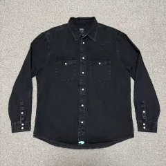 XXL ザラ ブラックデニム デニム シャツ