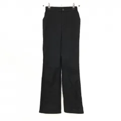 【超美品】バーバリーゴルフ 中綿パンツ 黒 サイド切替 ウエスト一部ゴム レディース 7 ゴルフウェア BURBERRY GOLF