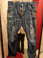 7/31 ディースクエアード2 スケーター デニム ズボン 34サイズ