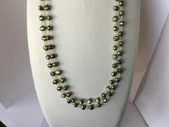 淡水本真珠★ビーズ★パールネックレス★ロングネックレス★ハンドメイド★ファッション★デザイン★ネックレス