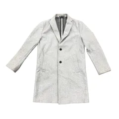 【送料無料】 ザラ ZARA メンズ 4WAYコート グレー Mサイズ相当 チェスターコート