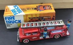 ✴️ブリキおもちゃ❇️ブリキ 消防車 ⭐ヴィンテージ⭐USA ✴️ブリキおもちゃ❇️ブリキ ショップ 消防車 ⭐ヴィンテージ⭐USA